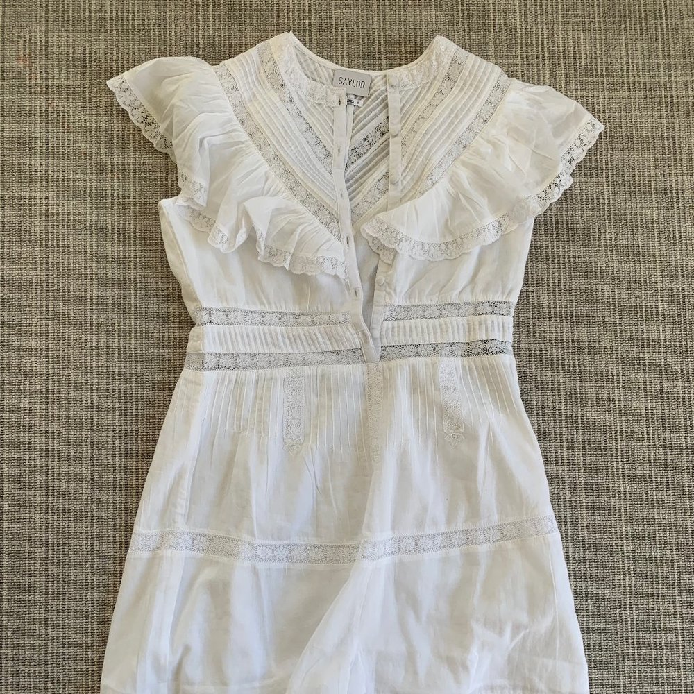 Saylor White Romper